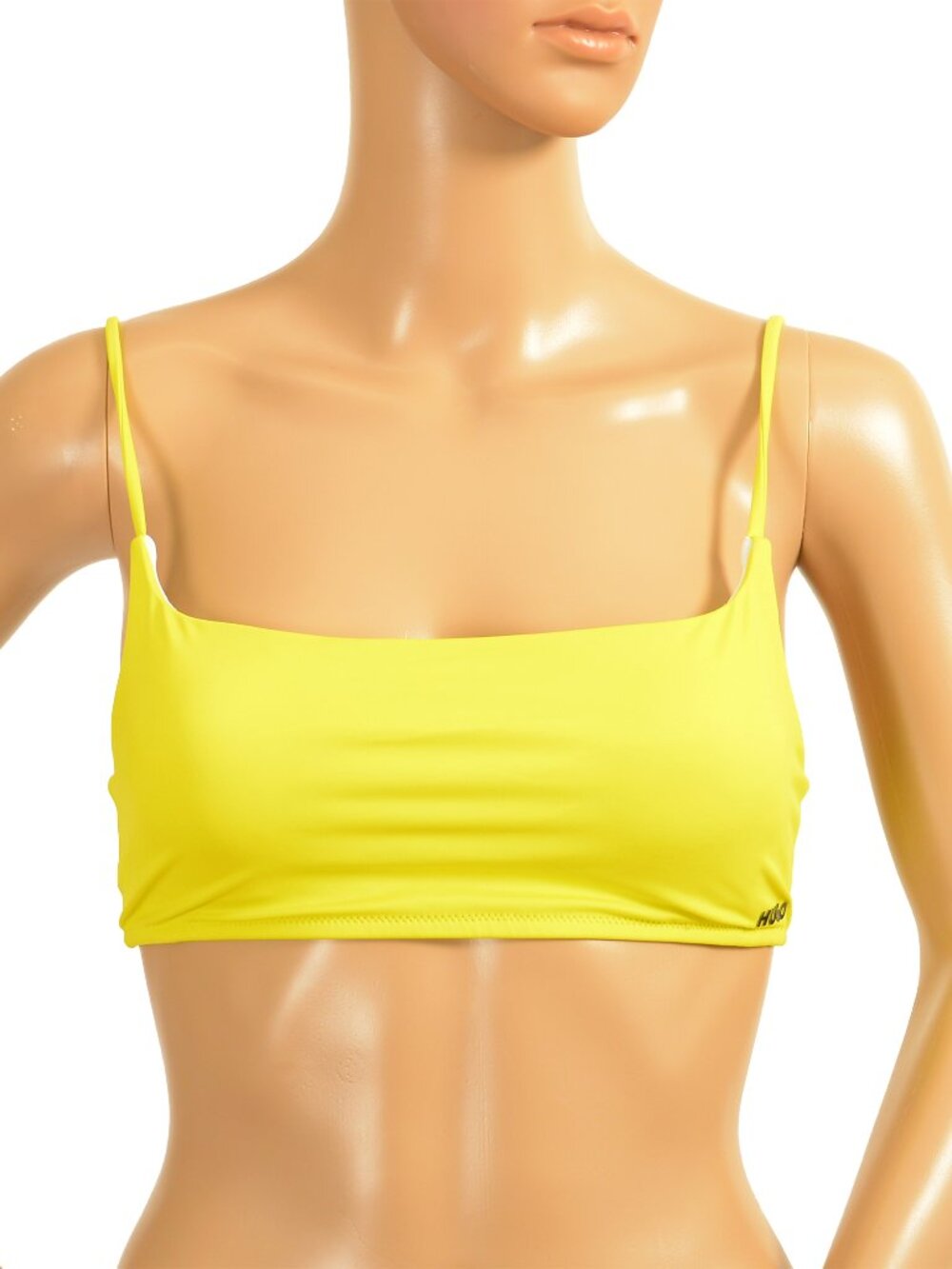 Hugo Boss Women's "PURE" Yellow Padded Bralette Swim Top Bra US XL IT 44
